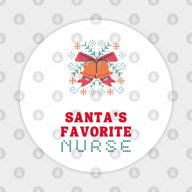 Christmas Nurse Gift Magnet by Minisim